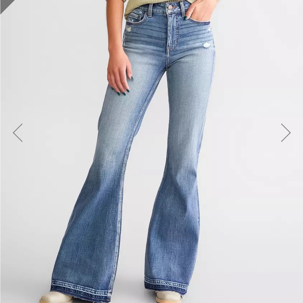 High waisted flare